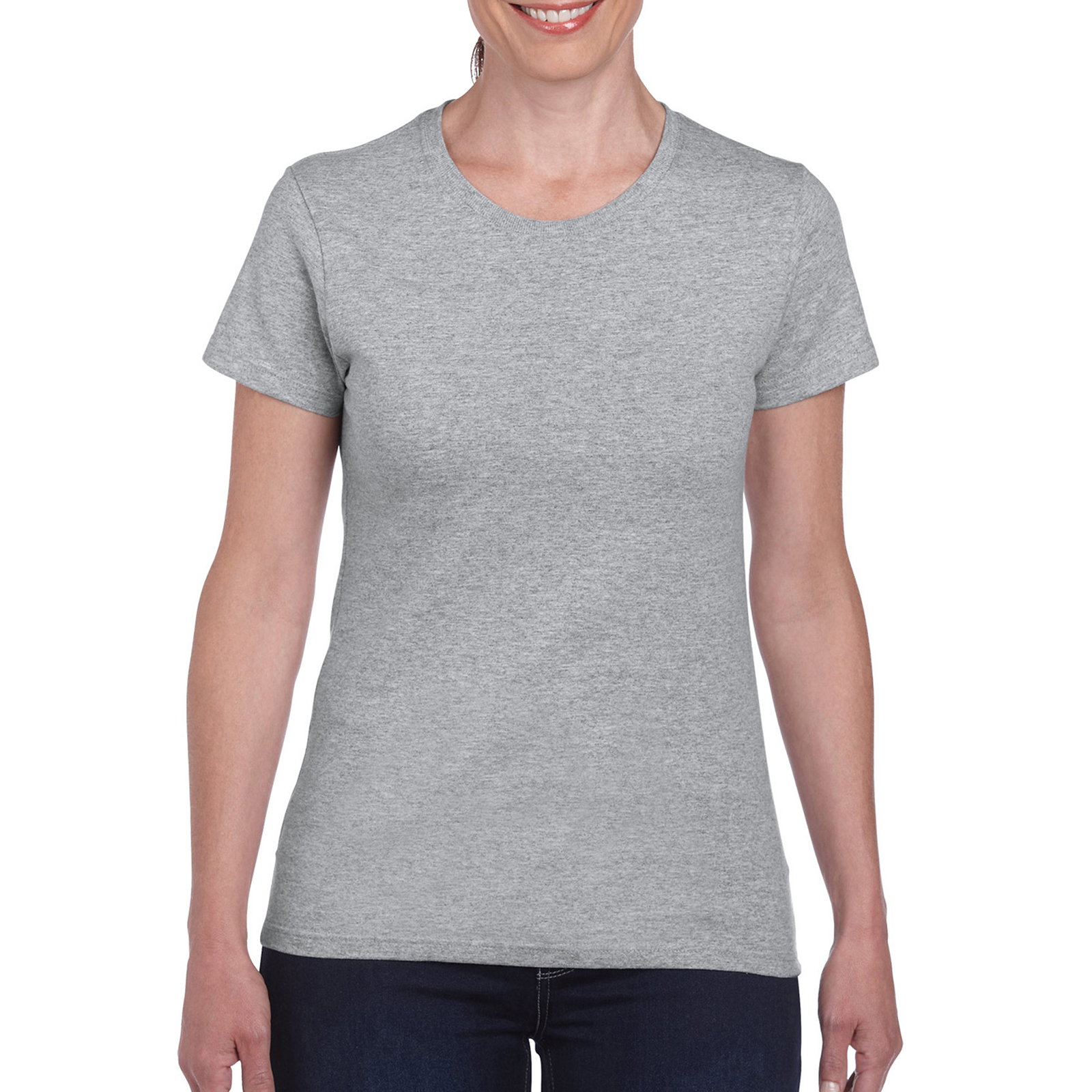 

Футболка Gildan Heavy Cotton 180  Светло-серая, Футболка Gildan Heavy Cotton 180 L Светло-серая