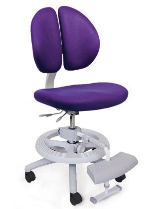 

Эргономическое детское кресло Mealux Duo Kid Plus обивка фиолетовая однотонная Y-616 KS plus