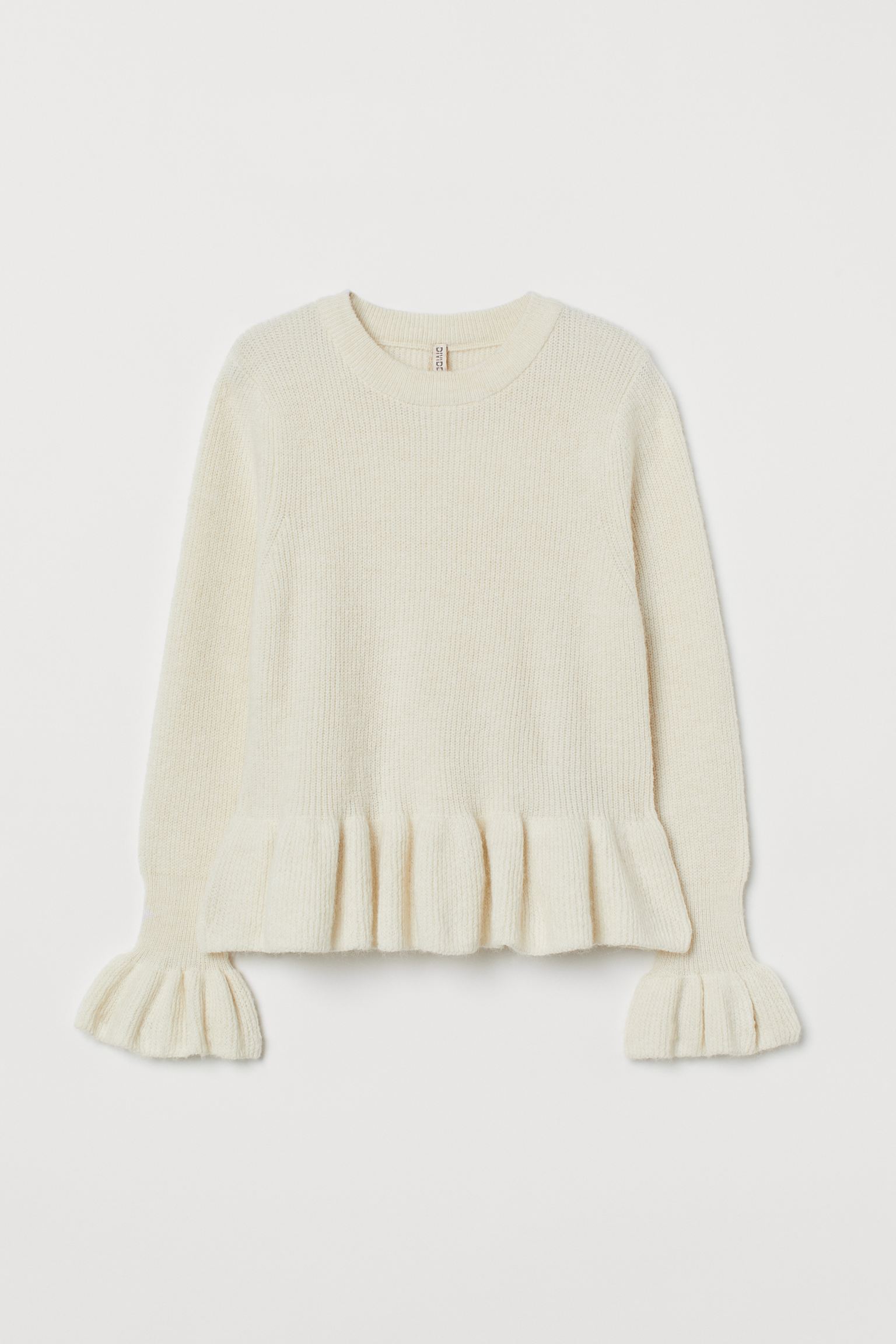 

Джемпер H&M S кремовый 20089032763