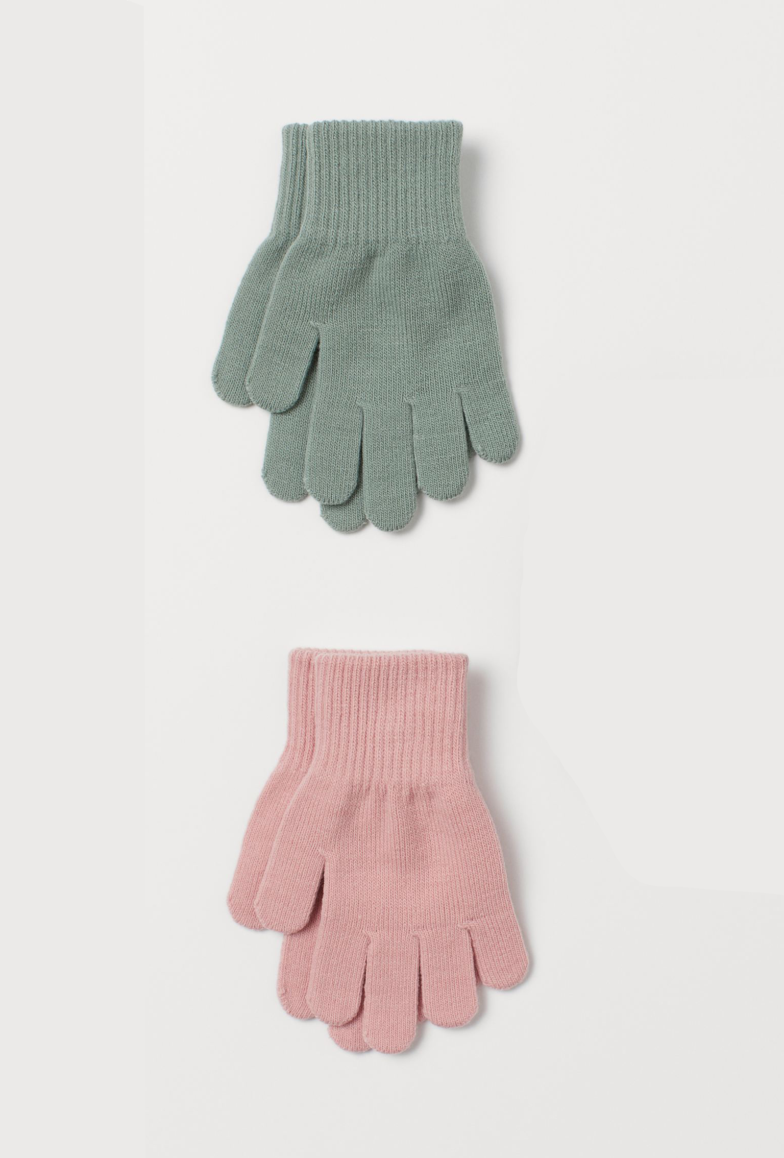 

Перчатки (2 шт.) H&M 134 170см зелено розовый 20088707102