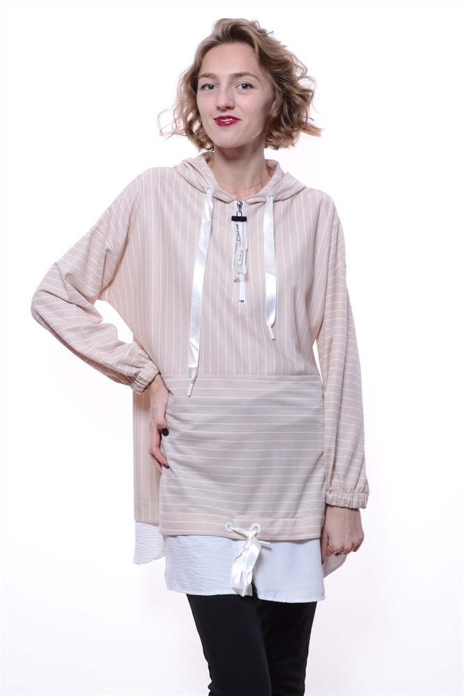 

Женская туника SZN Bk2266504a бежевый S-M