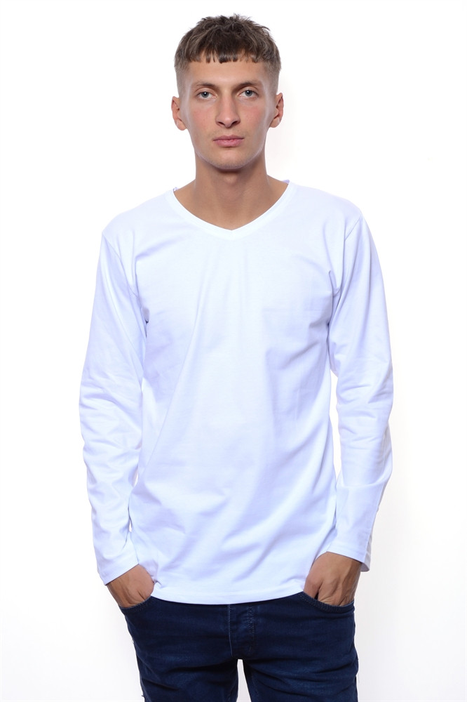 

Мужской лонгслив Chiser Bk283179a белый XL