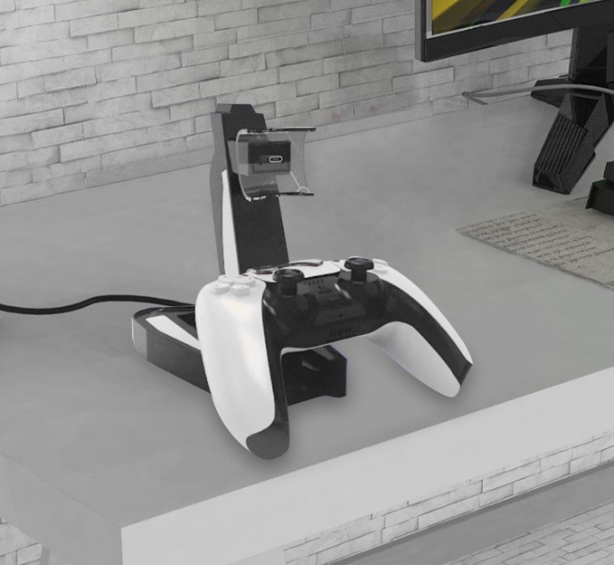

Зарядная подставка док - станция для PS5 CDR для двух джойстиков