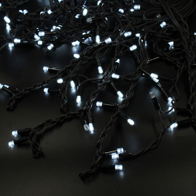 

Гирлянда бахрома уличная на дом 4 м 120LED белый
