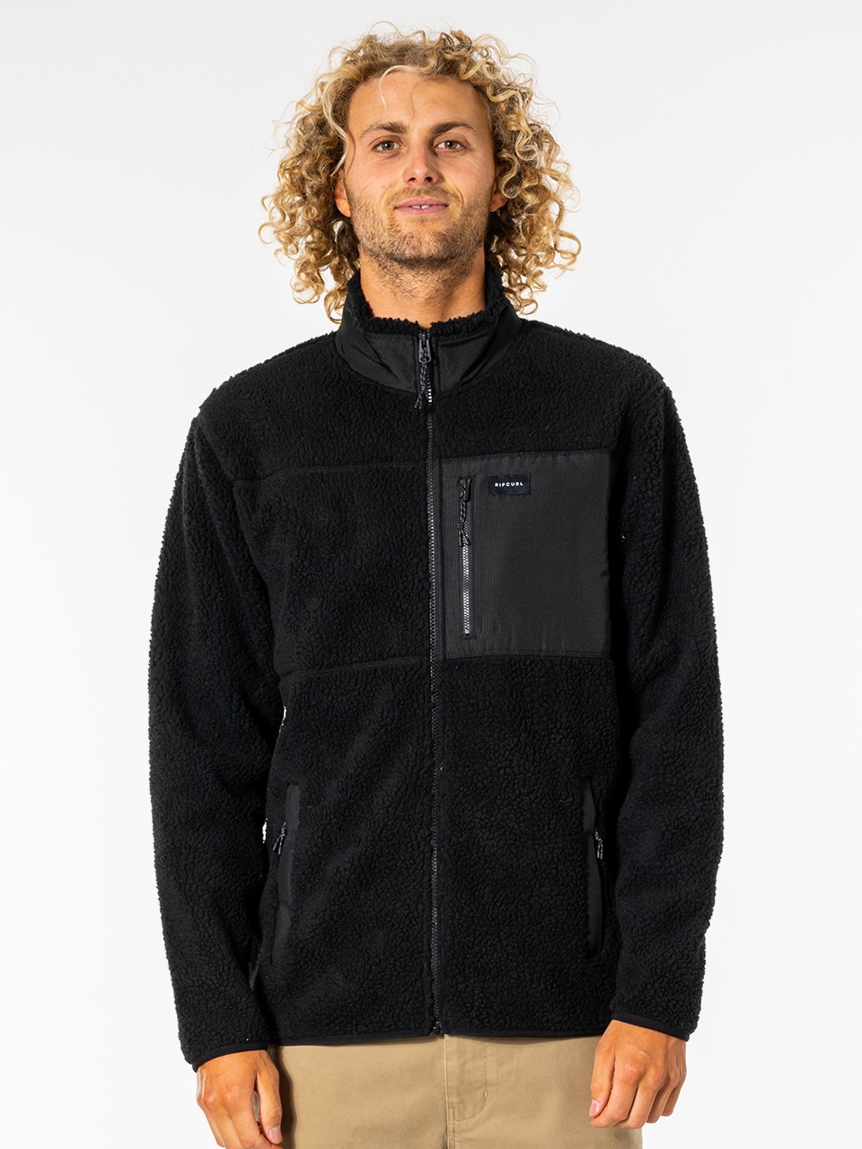 

Толстовка Rip Curl Big Bear Z/T Crew CFEGB9-90  Черная, Толстовка Rip Curl Big Bear Z/T Crew CFEGB9-90 M Черная