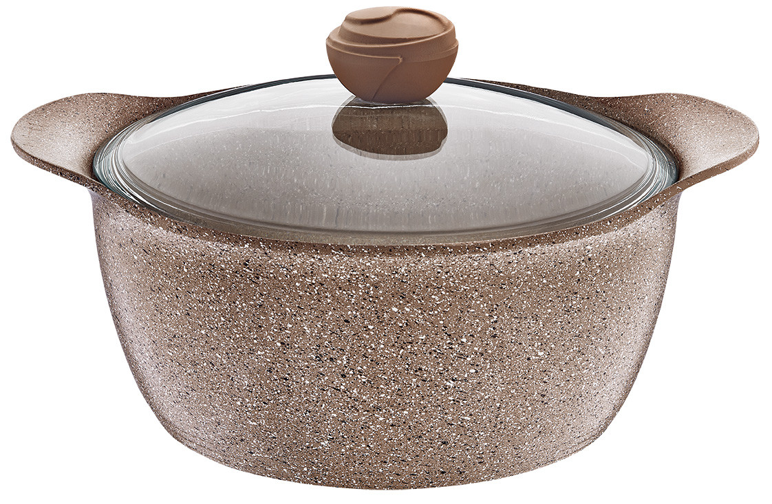 

Кастрюля 2,30 л (18 х 10,5 см) OMS с а / п покрытием гранит, литая 3120-18 brown