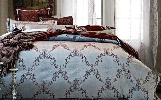 

Дизайнерское постельное белье Word of Dream FSM585 Арабский Жаккард с вышивкой евро 200х220