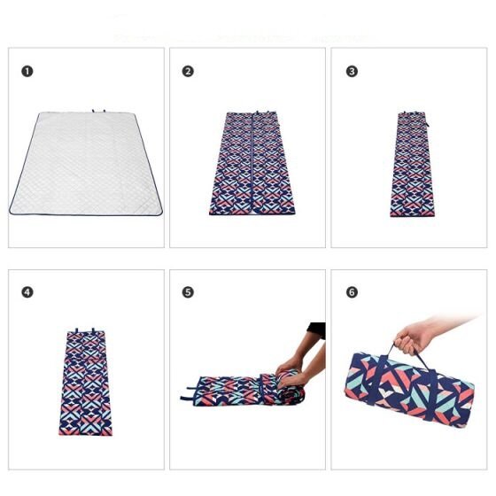 

Пікніковий килимок KingCamp ARIEL PICNIC BLANKET XXXXL (KP2006) BLUE