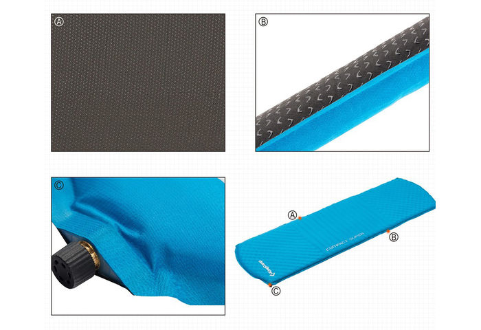 

Килимок самонадувний KingCamp Wave Super (KM3548) Blue