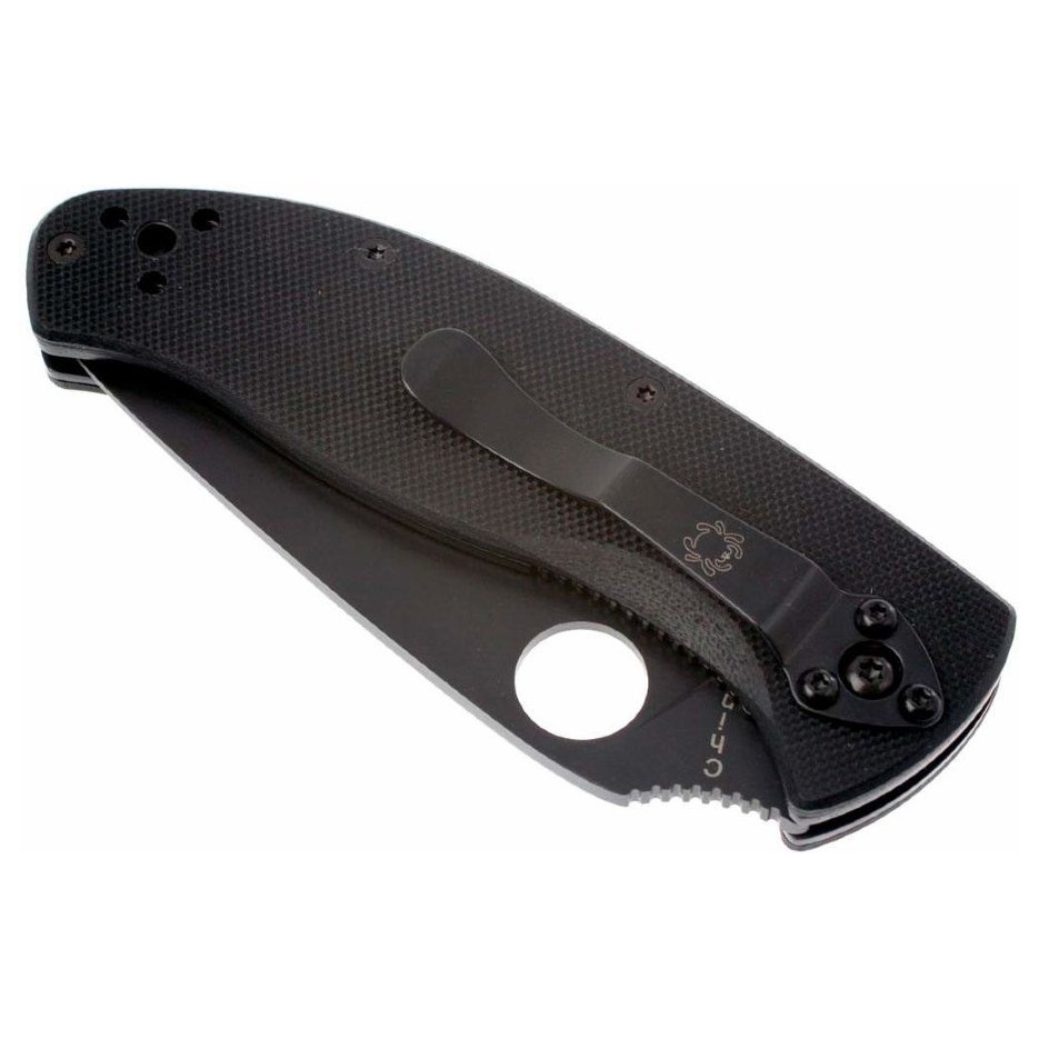 

Ніж складний Spyderco Tenacious Black Blade (C122GBBKP)