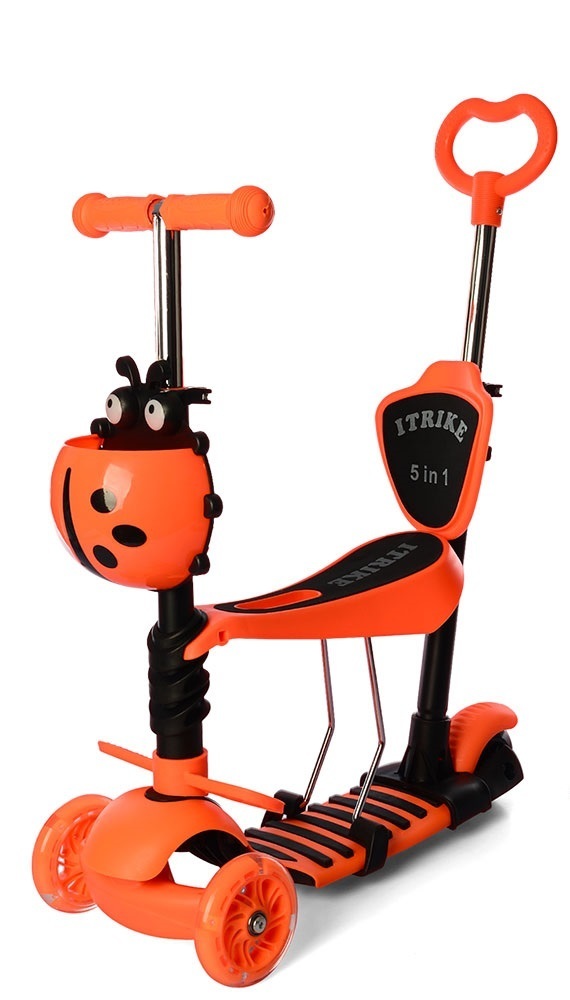 

Самокат 5 в 1 iTrike Maxi JR 3-026-OR Orange (JR 3-026)