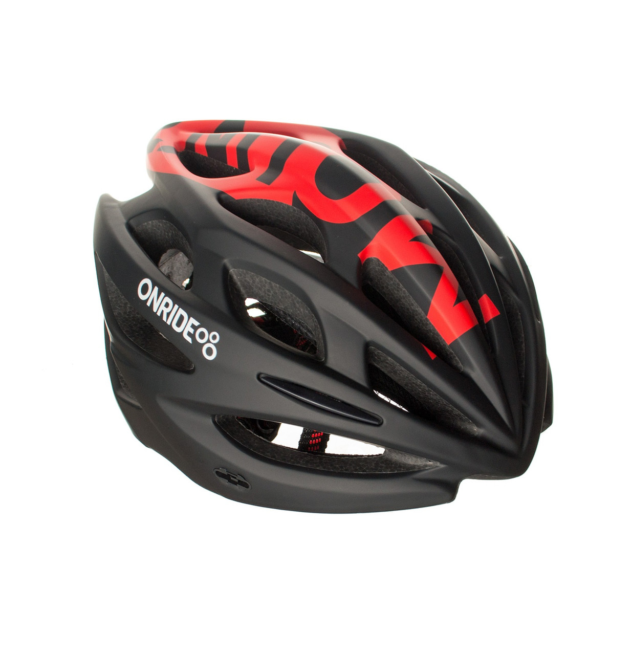 

Шолом велосипедний ONRIDE Mount L 58-61 Чорний з червоним