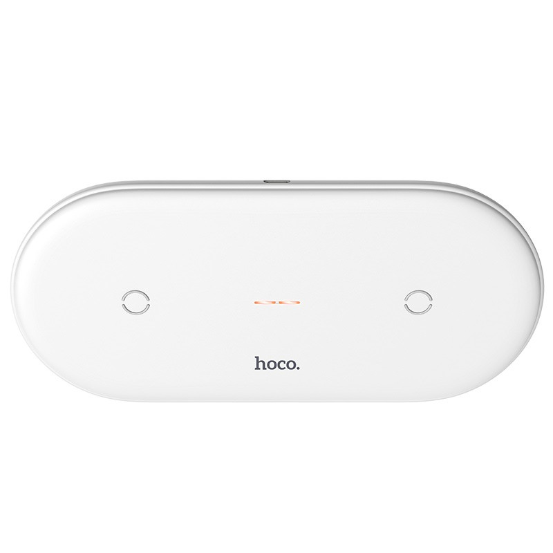 

Беспроводное зарядное устройство HOCO CW23 Dual Power Белый