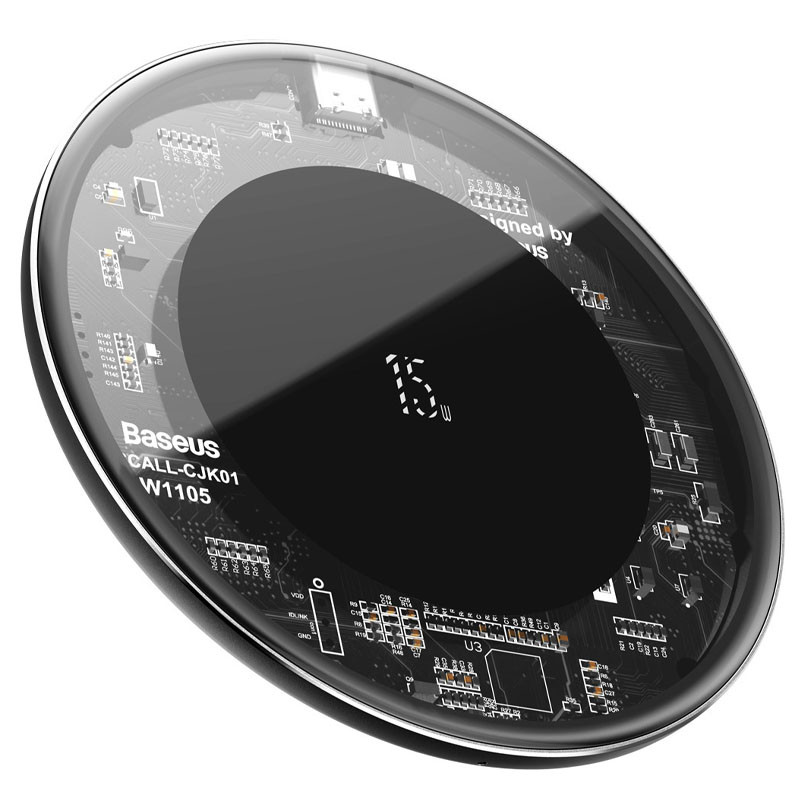

Беспроводное зарядное устройство Baseus Simple (Type-C/15W) Прозрачный