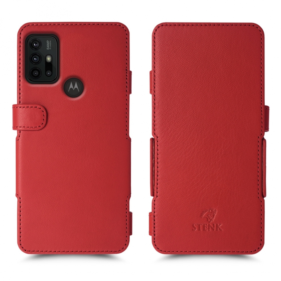 

Чехол книжка Stenk Prime для Motorola Moto G30 Красный