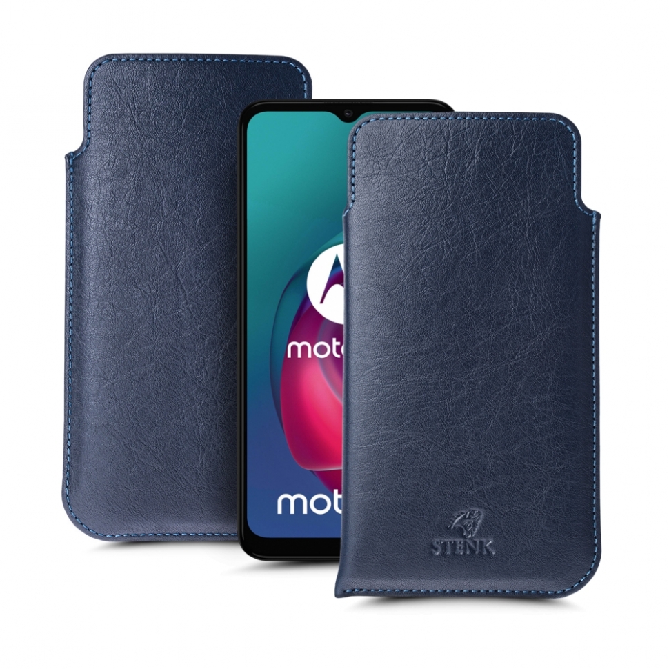 

Футляр Stenk Elegance для Motorola Moto G30 Синий