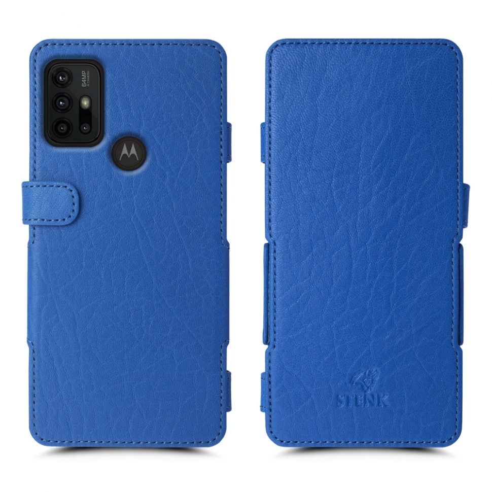 

Чехол книжка Stenk Prime для Motorola Moto G30 Ярко синий