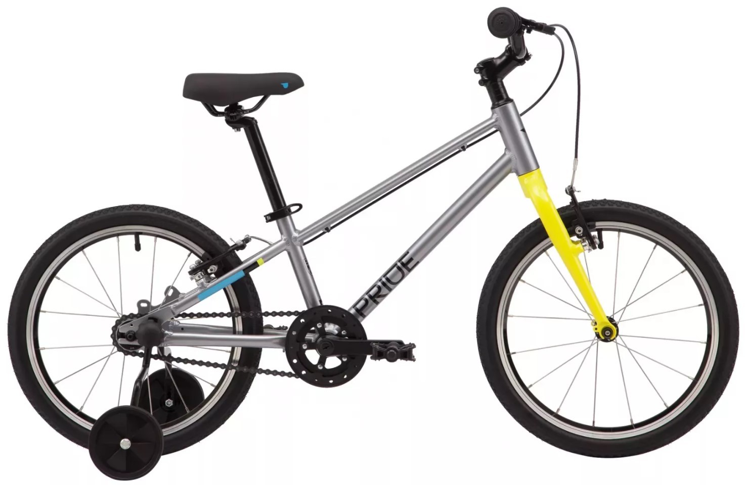 

Детский велосипед 18" Pride GLIDER 18 2021 (Серый)