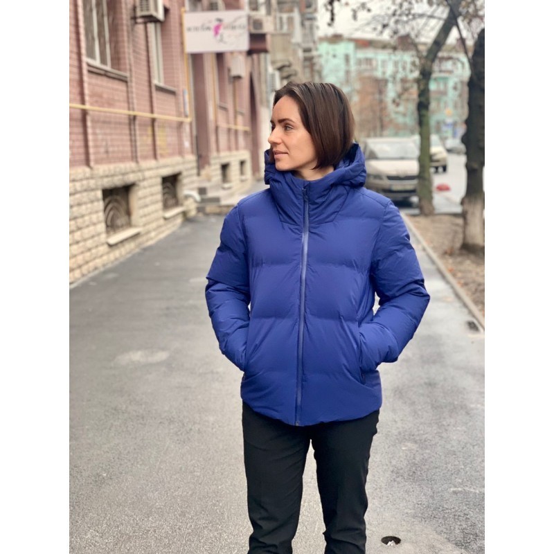 

Парка Uniqlo с капюшоном S синяя