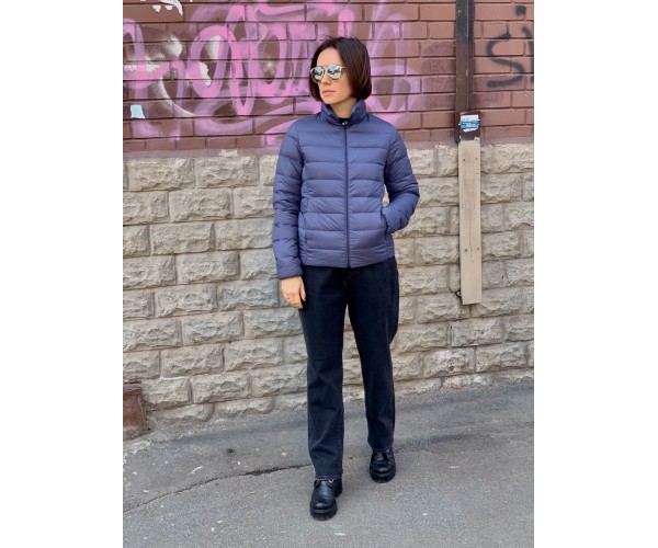 

Куртка Uniqlo ультралегкая XS синяя 4254
