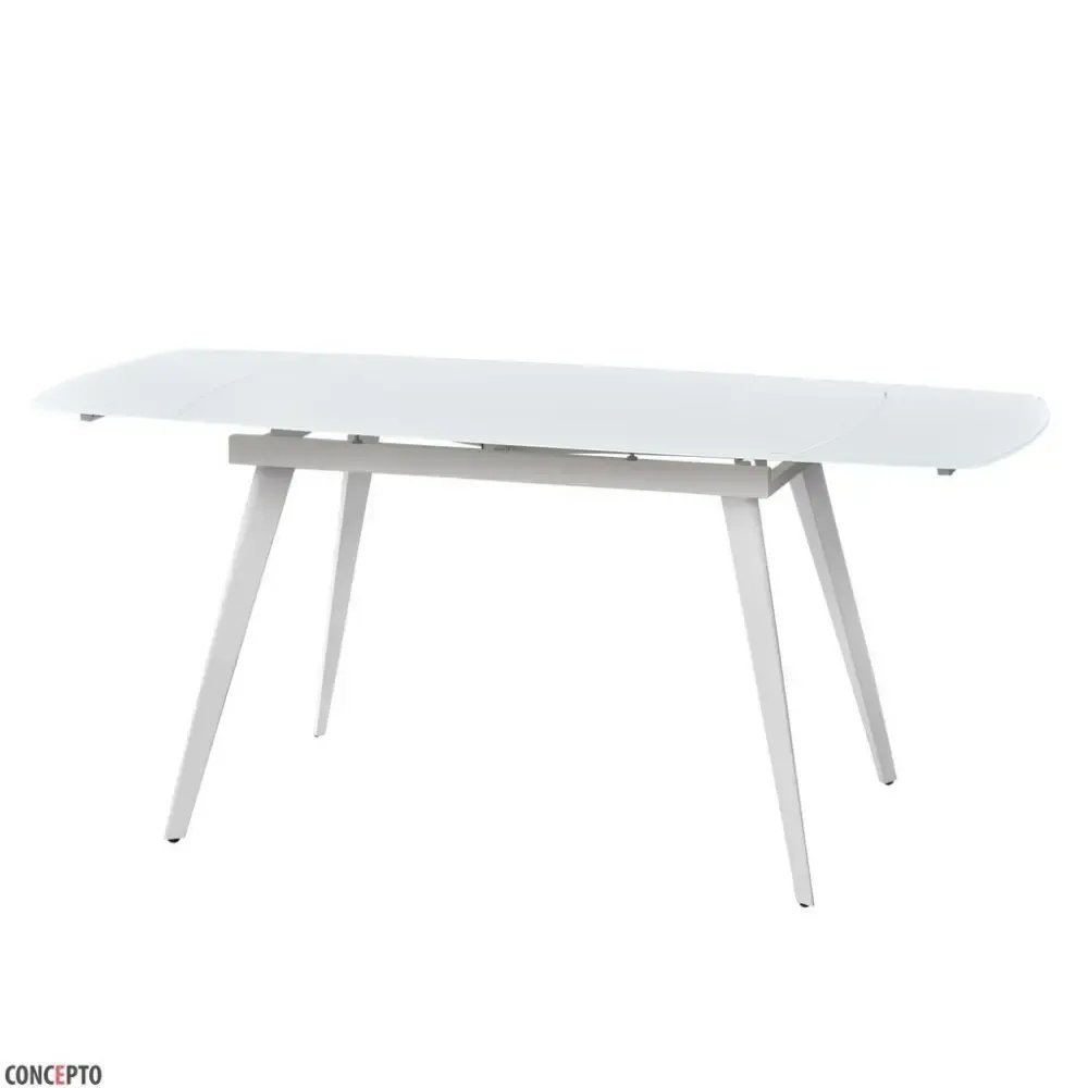 

Largo Matt White стол раскладной стеклянный 120-180 см (белый)