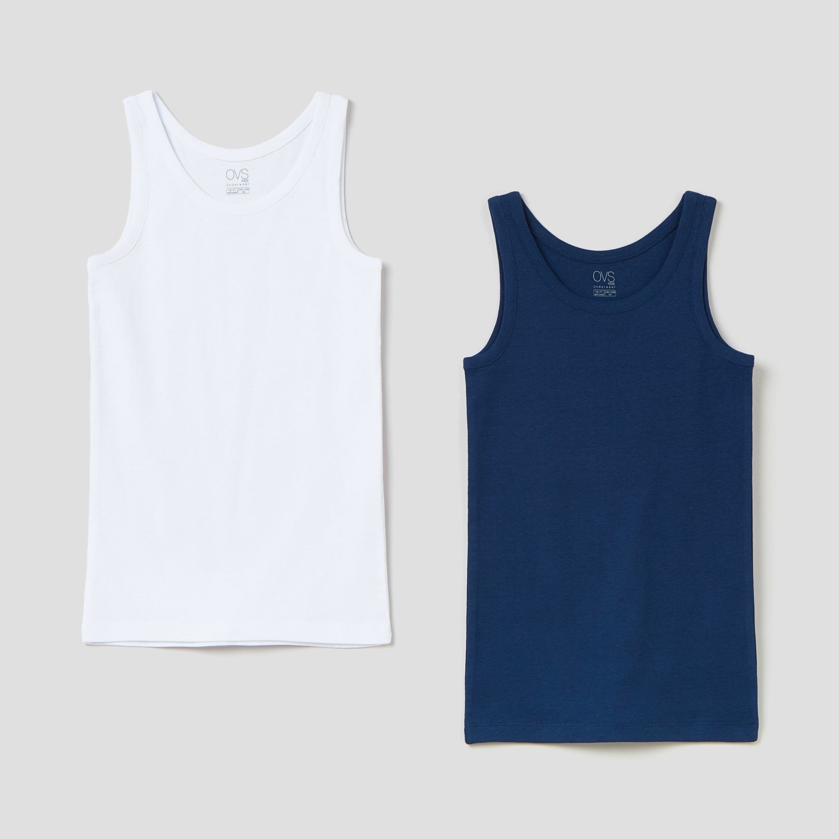 

Майка OVS 1286578 164-170 см 2 шт Blue/White