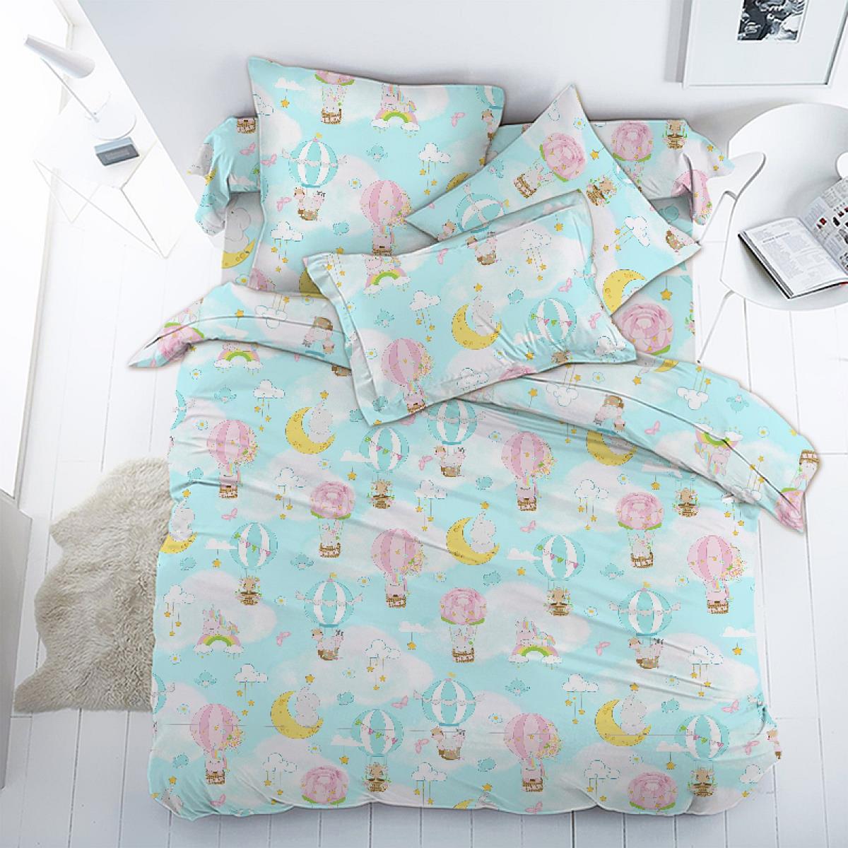 

Комплект постельного белья Novita Поплин 13324/1 Воздушные шары Ecotton Детский