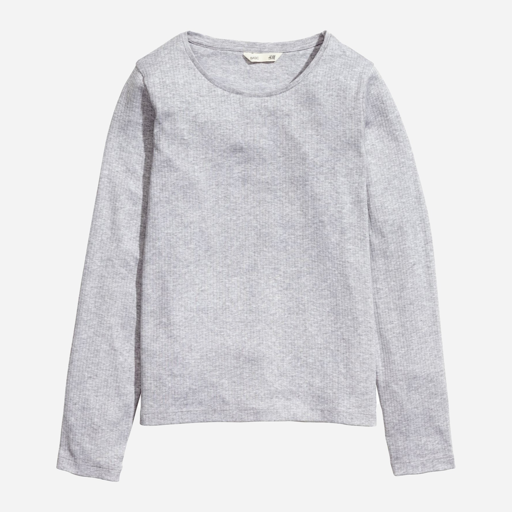 

Футболка с длинным рукавом H&M 0163734 134-140 см Серая (EZH2000000140049)