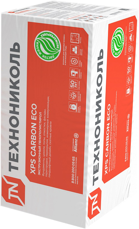 

Плиты пенопластовые ТехноНИКОЛЬ Carbon Eco 1200х600х20 мм 20 шт (IG600062)