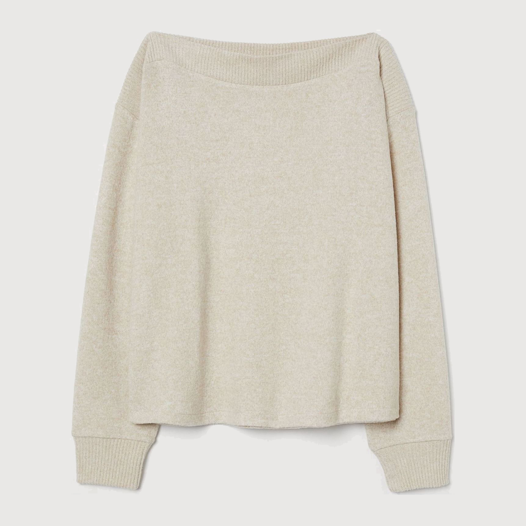 

Джемпер H&M 8289821RP6 M Бежевый меланж