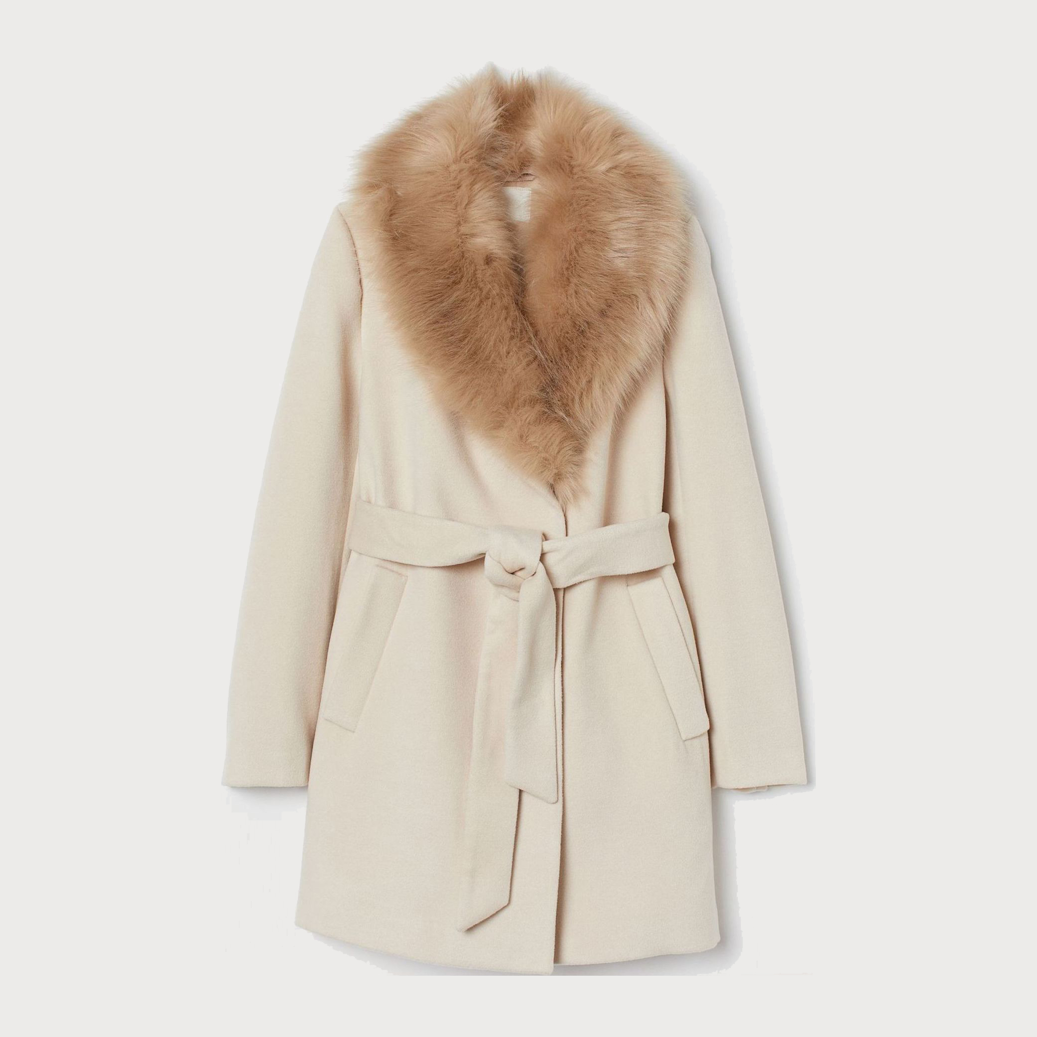 

Пальто H&M 8813492wtt  Светло-бежевое, Пальто H&M 8813492wtt 38 Светло-бежевое