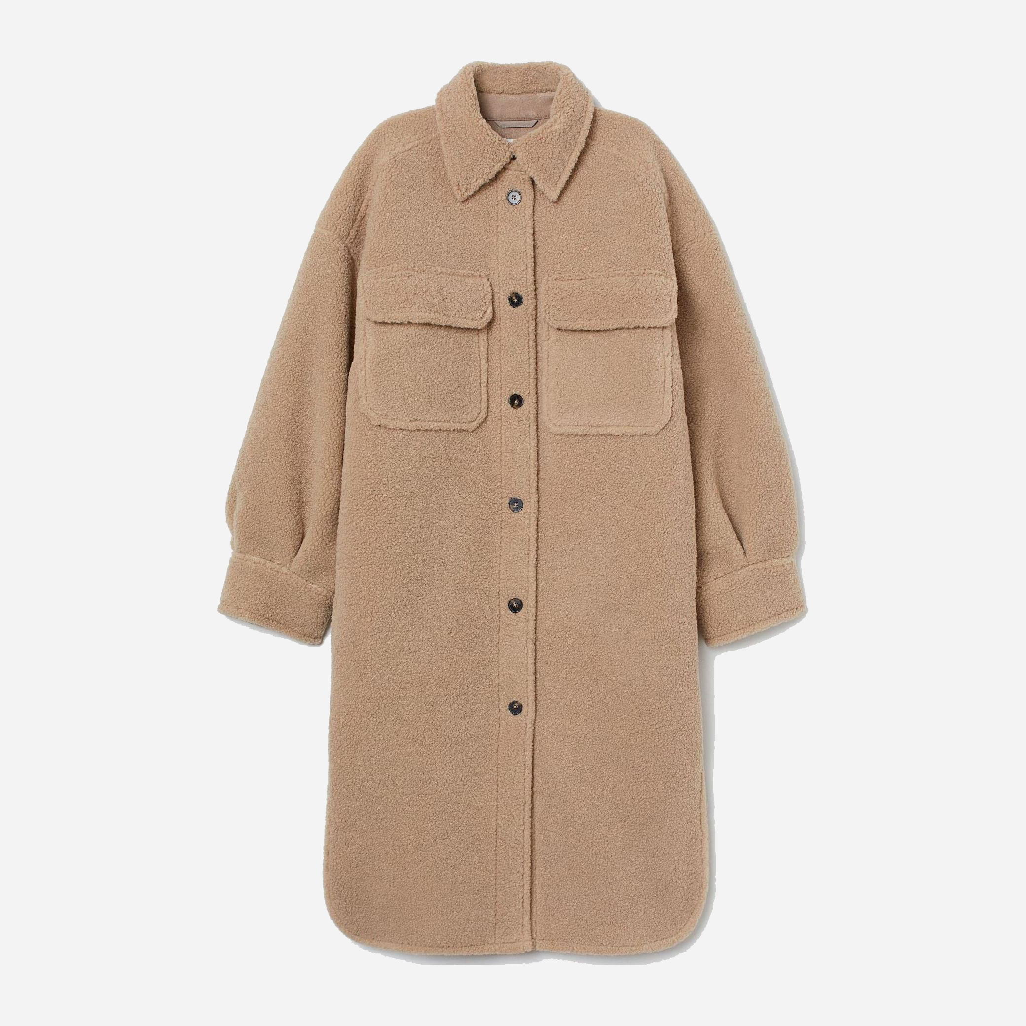 

Шуба H&M 9330322wtt S Бежевая