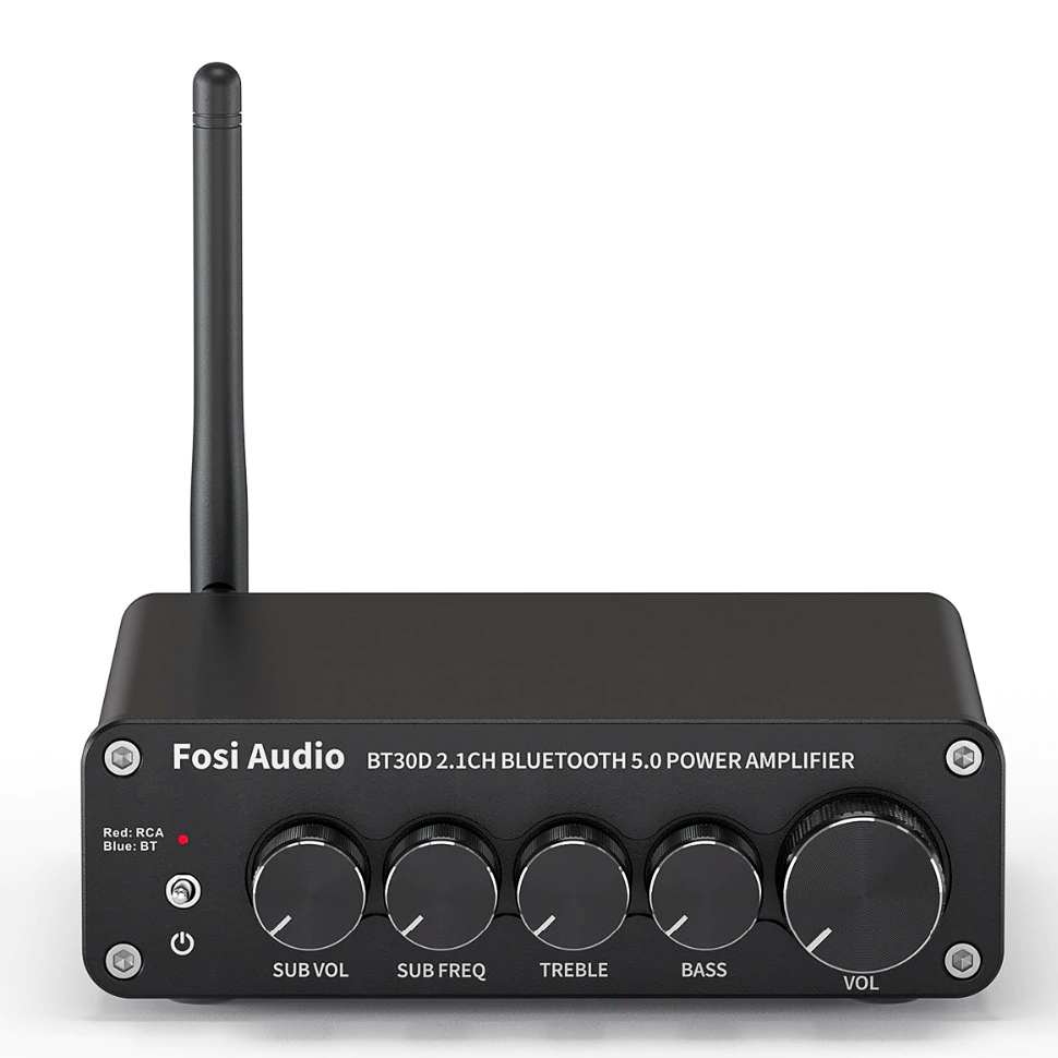 

Підсилювач звуку Fosi Audio BT30D Bluetooth 5.0 2x50W + 100W Black (1045zp)