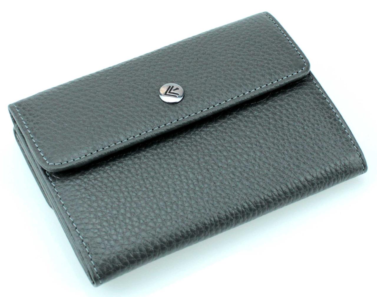 

Женский кошелек Eminsa 2019-18-11 кожаный серый с отделением для автодокументов