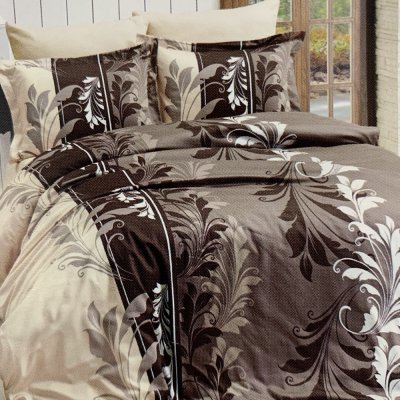 

Полуторное постельное белье Cotton Satin - Eylul Kahve