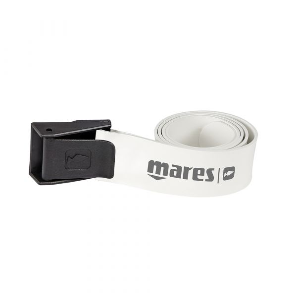 

Ремень для фридайвинга Mares Rubber Belt пряжка пластик (белый) (425812.WH)