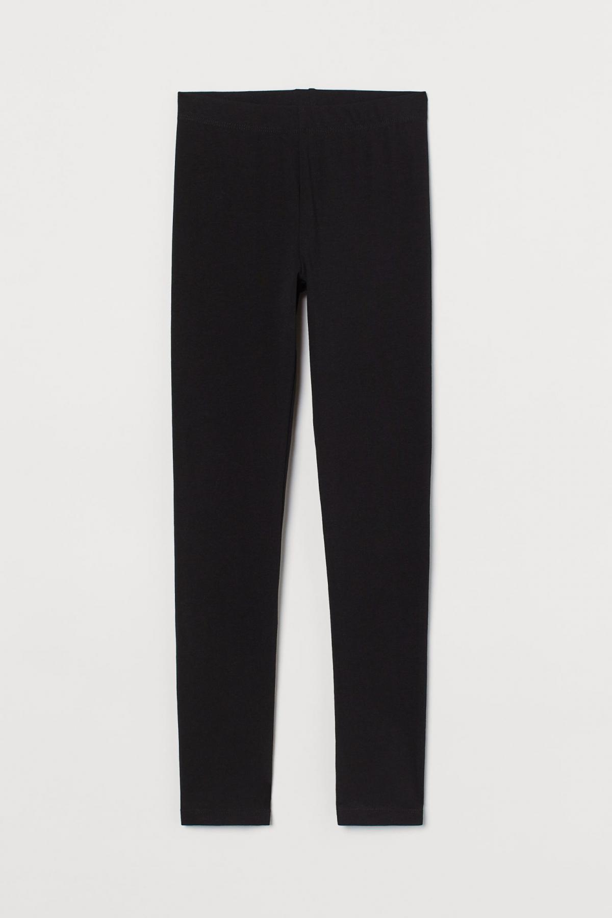 

Трикотажные легинсы H&M 146 (10-11y) Черные