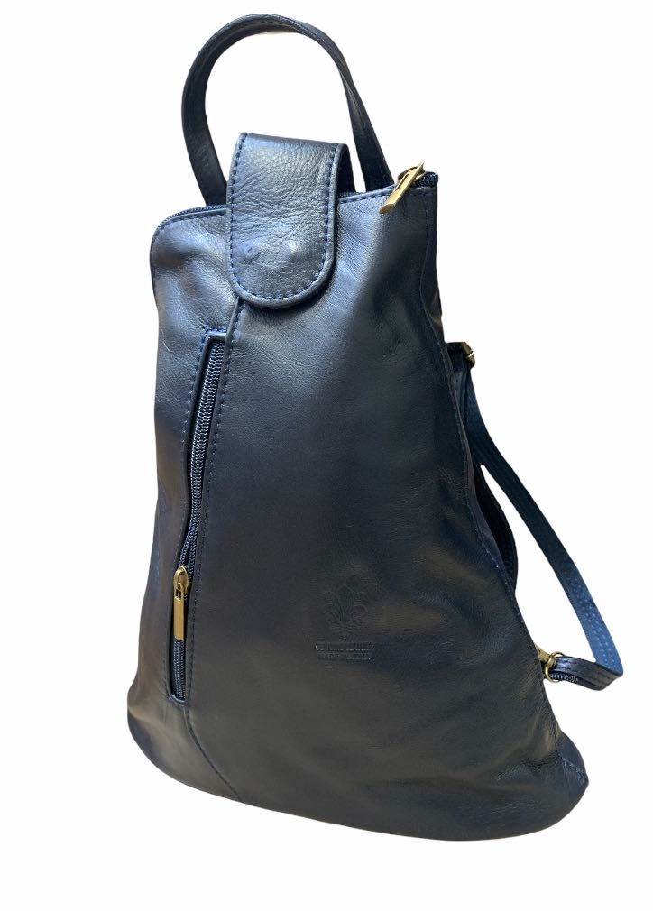 

Рюкзак Italian Bags 3357_blue_blue Кожаный Синий