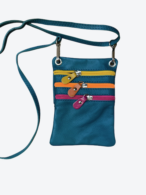 

Клатч Italian Bags 3362_petrolio_mix Кожаный Микс
