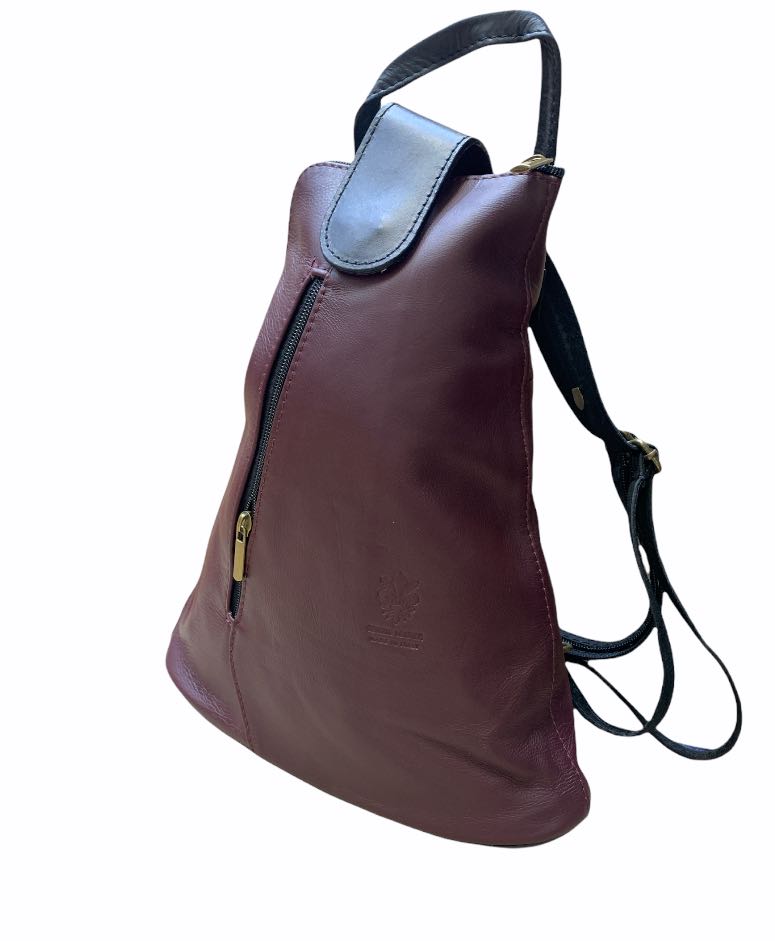 

Рюкзак Italian Bags 3357_bordo_black Кожаный Черный