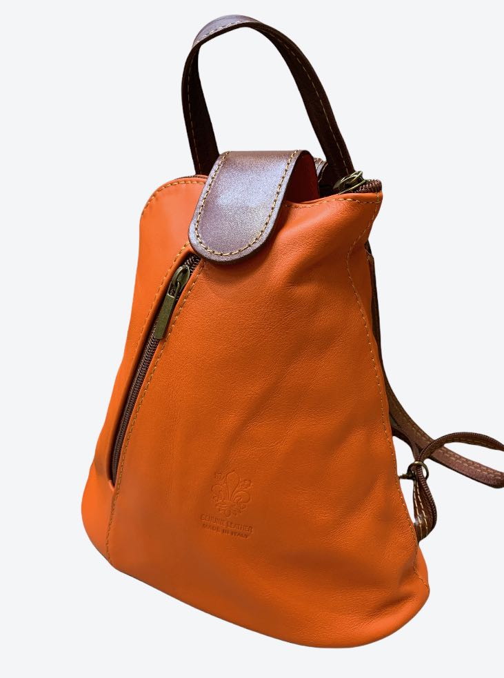 

Рюкзак Italian Bags 3358_orange_brown Кожаный Коричневый
