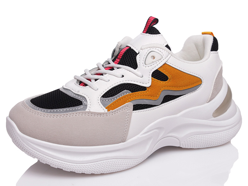 

Женские кроссовки деми Prime 2032 WHITE-BLACK(35-38) Белый р.36