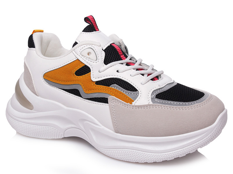 

Женские кроссовки деми Prime 2032 WHITE-BLACK(37-2) Белый р.38