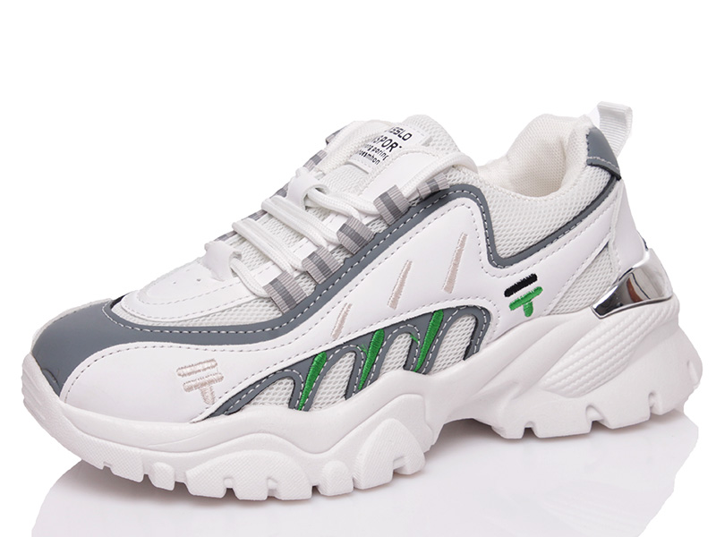 

Женские кроссовки деми Prime 209 WHITE-SILVER(35-40) Белый р.40