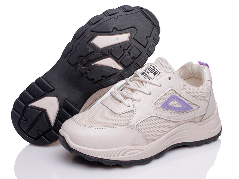 

Женские кроссовки деми Prime F01 WHITE-VIOLET(38-2) Белый р.36