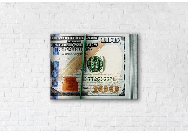 

Картина на холсте IBR Bundle of Money 75x100 см