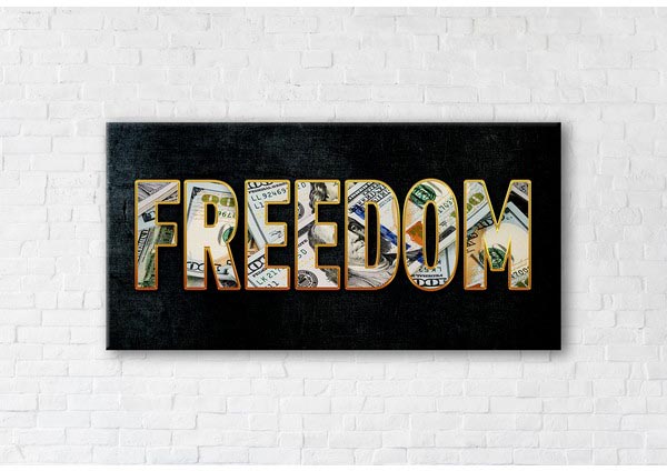 

Картина на холсте IBR Freedom 40x80 см