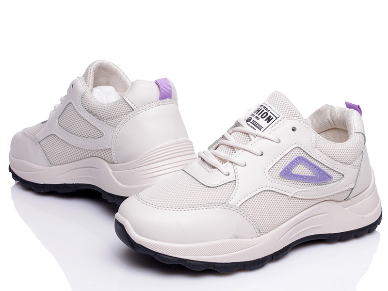 

Женские кроссовки деми Prime F01 WHITE-VIOLET Белый р.35