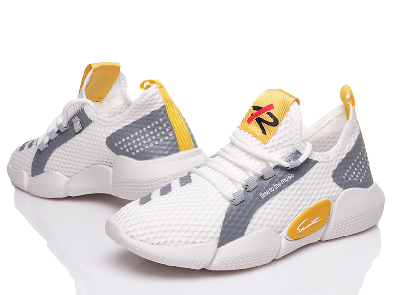 

Мужские кроссовки деми Prime F59 WHITE-YELLOW Белый р.42