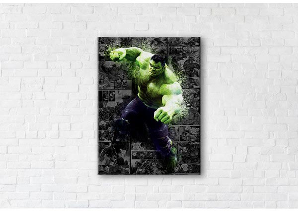 

Картина на холсте IBR Hulk 45x60 см